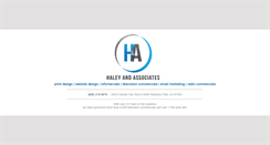 Desktop Screenshot of haleyassoc.com